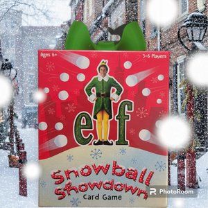 Elf Snowball Showdown Card Game By Funko Ages 6 And Up New Unwrapped